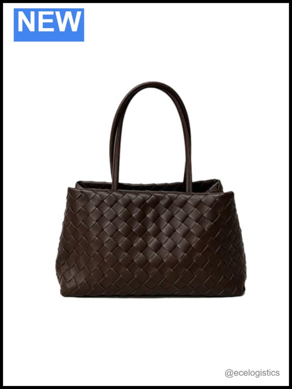 Vegan Leather Woven Tote Bag for Women, Large Hobo Shoulder Handbag